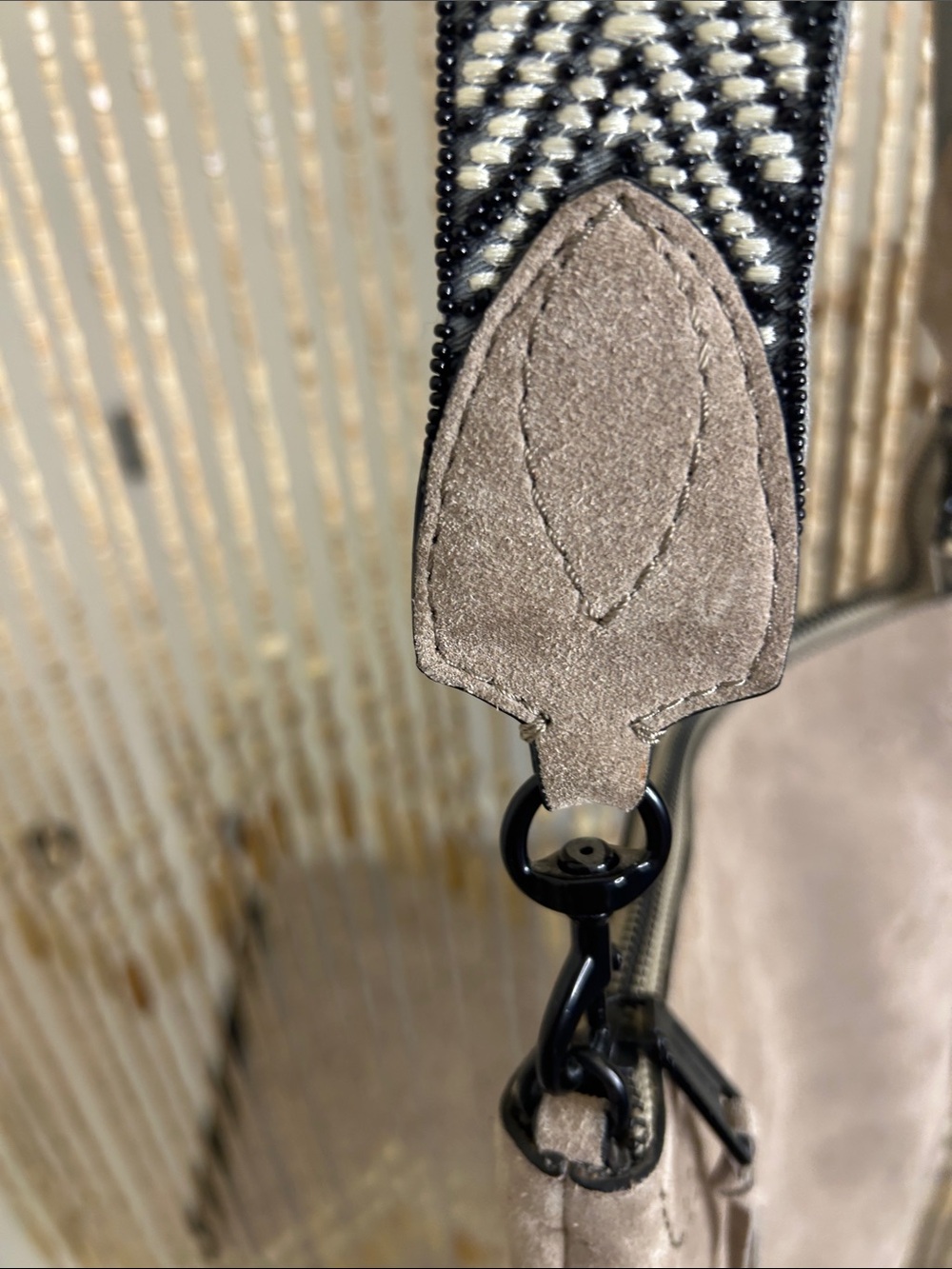 Rebecca Minkoff Taupe Fringe Suede Crossbody Bag - Picture 16 of 16